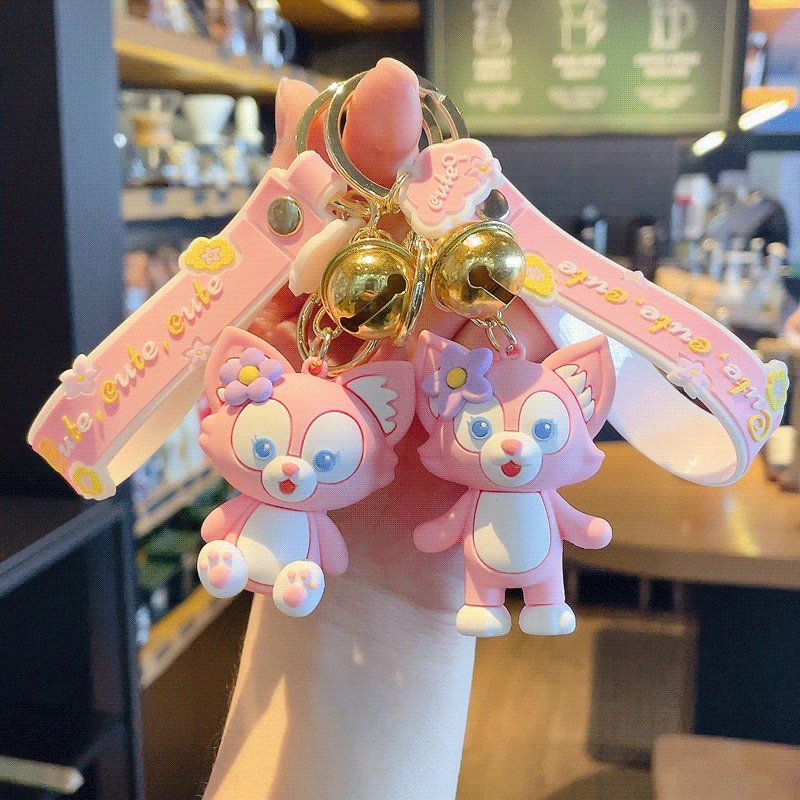 Cartoon Lina Bel Key Chain Cute Glue Doll Pink Fox Pendant Girl Heart Bag Cat Pendant Car Accessories
Cartoon Lina Bel Key Chain Cute Glue Doll Pink Fox Pendant Girl Heart Bag Cat Pendant Car Accessories