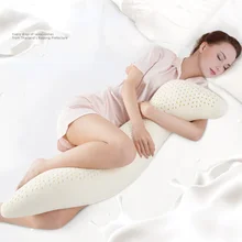 Pregnant woman hippocampus pillow Thai natural latex humanoid shape boy girl friend pillow with legs on bed non-cylindrical
