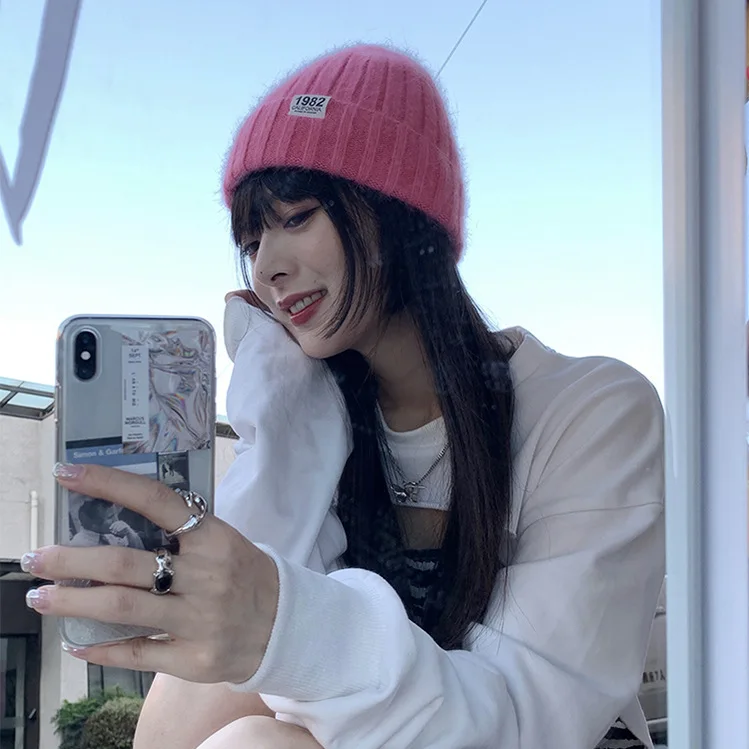 8 Colors Unisex Winter Girl Handmade Digital Label Elastic Soft Thick Warm Knitted Hat Beanie Cap Real Rabbit Fur
8 Colors Unisex Winter Girl Handmade Digital Label Elastic Soft Thick Warm Knitted Hat Beanie Cap Real Rabbit Fur
