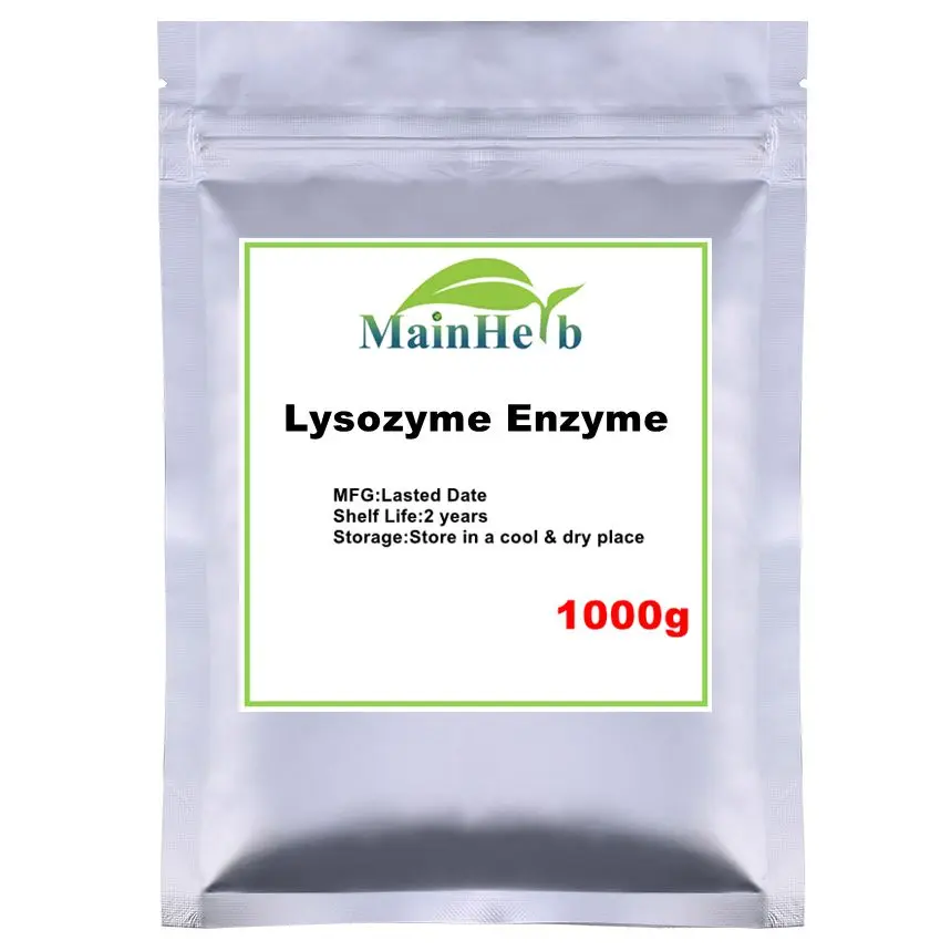 100-1000g Food Grade Lysozyme Enzyme 200.000UG/MG 
100-1000g Food Grade Lysozyme Enzyme 200.000UG/MG