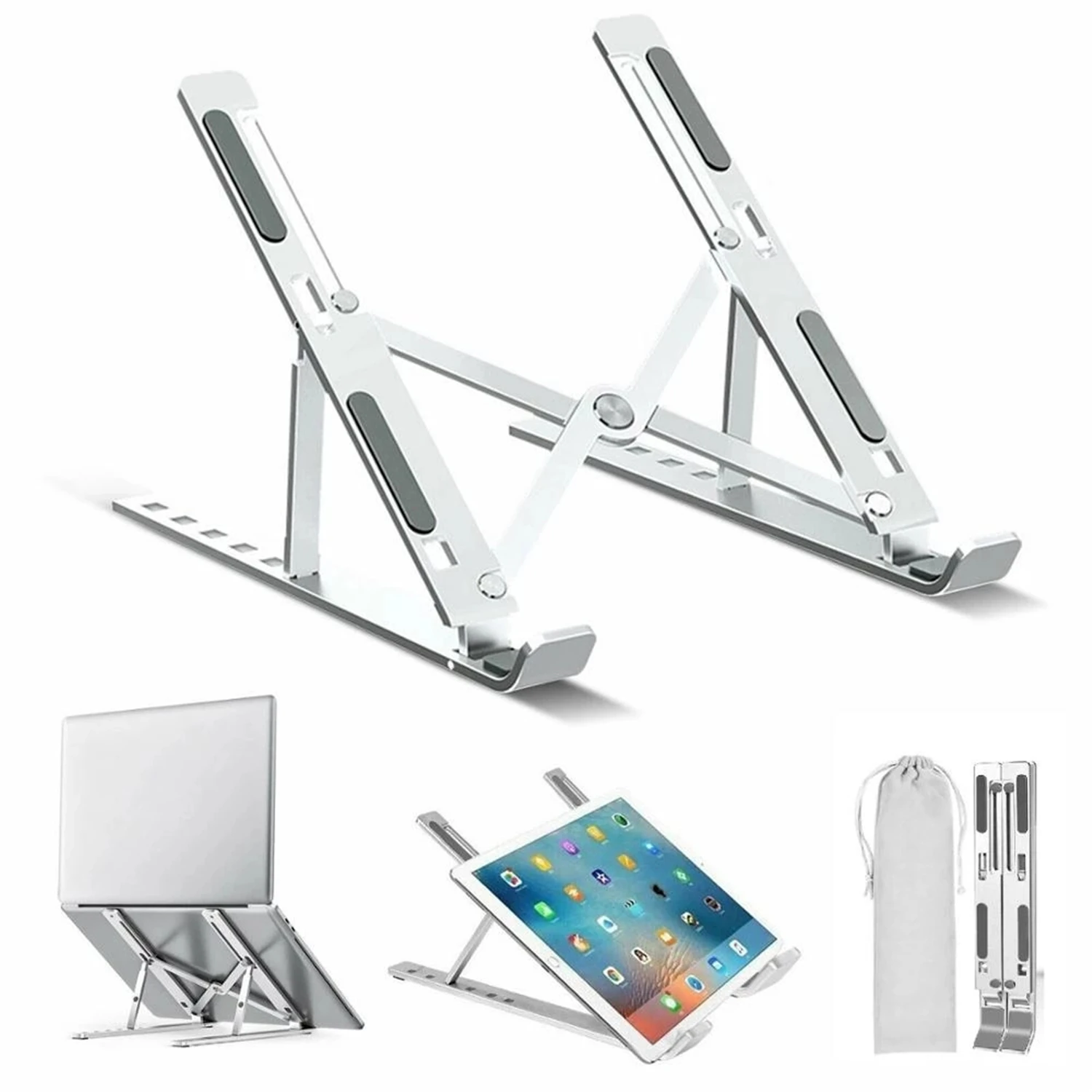 Portable Adjustable Aluminum Soporte Para Laptop Cooling Ventilated Desk Holder For 10-15.6" Laptop Tablet
Portable Adjustable Aluminum Soporte Para Laptop Cooling Ventilated Desk Holder For 10-15.6" Laptop Tablet