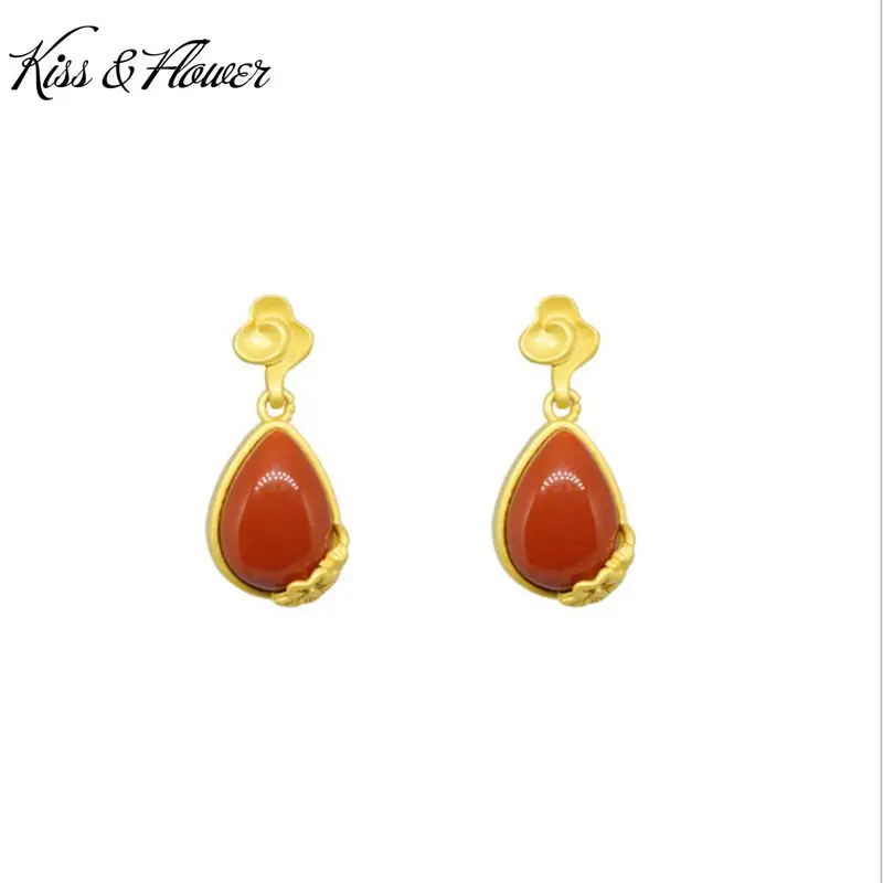 Красивые ювелирные изделия KISS & FLOWER ER125, оптовая продажа, модные популярные женские серьги-подвески из золота 24 карата с агатом в форме капли ...
Красивые ювелирные изделия KISS & FLOWER ER125, оптовая продажа, модные популярные женские серьги-подвески из золота 24 карата с агатом в форме капли ...