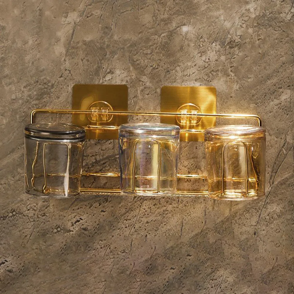 Bathroom Organizer Storage Rack Toothbrush Holder Stainless Steel Wall Mount Punch-free Fast Drainage With Hooks Shower Shelf
Bathroom Organizer Storage Rack Toothbrush Holder Stainless Steel Wall Mount Punch-free Fast Drainage With Hooks Shower Shelf