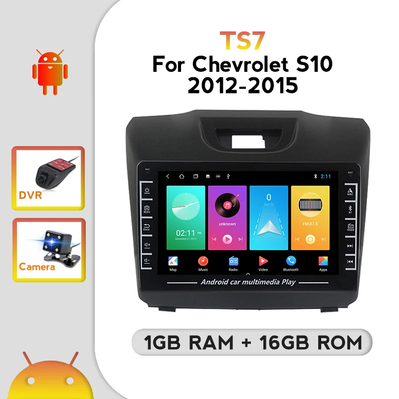 YELLOBERRY 1280*720 HD screen IPS Android version radio for Chevrolet S10 2012-2015 GPS navigation car multimedia player
YELLOBERRY 1280*720 HD screen IPS Android version radio for Chevrolet S10 2012-2015 GPS navigation car multimedia player