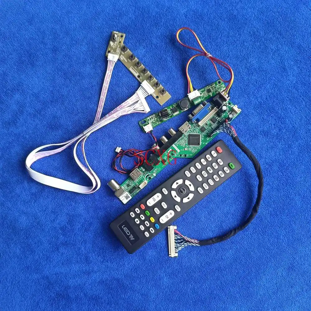 HDMI-compatible VGA USB AV Display controller board LVDS-30Pin DIY Kit 1600*900 LED LCD Analog Signal Fit M200FGE/M200FGJ/M200O3
HDMI-compatible VGA USB AV Display controller board LVDS-30Pin DIY Kit 1600*900 LED LCD Analog Signal Fit M200FGE/M200FGJ/M200O3