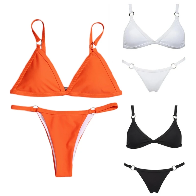 Bikini Set Swimsuit Swimwear Women Bikini Sexy Summer Beachwear Metal Ring Bathing Suit Push Up Swimming Suit Women
Bikini Set Swimsuit Swimwear Women Bikini Sexy Summer Beachwear Metal Ring Bathing Suit Push Up Swimming Suit Women