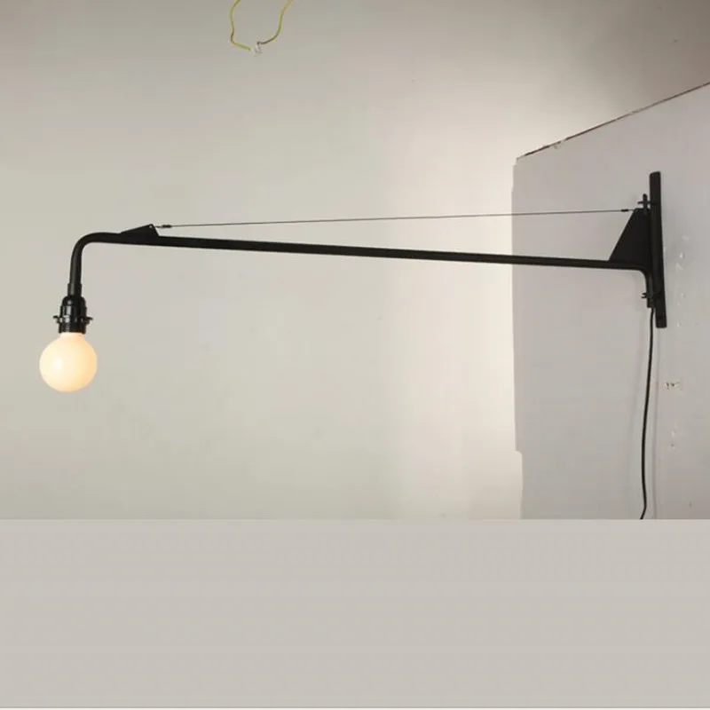 Retro Simple Industrial Style Wall Lamp Long Arm Iron Dining Room Lamp Vintage Bar/ Cafe Lamp
Retro Simple Industrial Style Wall Lamp Long Arm Iron Dining Room Lamp Vintage Bar/ Cafe Lamp