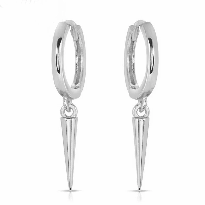 VINY Silver 925 Jewelry Earrings For Women 2021 Trend Pendientes Mujer Gift Rivet Cone Hoop Earring Gold/Silver Jewelry
VINY Silver 925 Jewelry Earrings For Women 2021 Trend Pendientes Mujer Gift Rivet Cone Hoop Earring Gold/Silver Jewelry