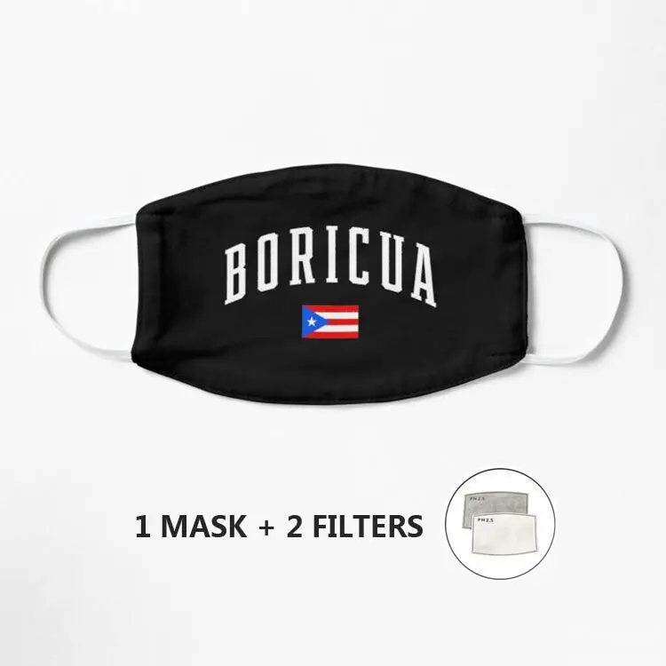 Моющаяся многоразовая дышащая маска Boricua Пуэрто-Рико 
Моющаяся многоразовая дышащая маска Boricua Пуэрто-Рико