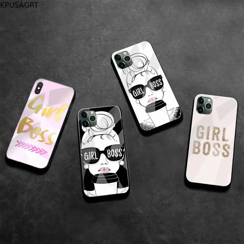 KPUSAGRT Girl Boss Girl Power Luxury Phone Case Tempered Glass For iPhone 11 Pro XR XS MAX 8 X 7 6S 6 Plus SE 2020 case
KPUSAGRT Girl Boss Girl Power Luxury Phone Case Tempered Glass For iPhone 11 Pro XR XS MAX 8 X 7 6S 6 Plus SE 2020 case