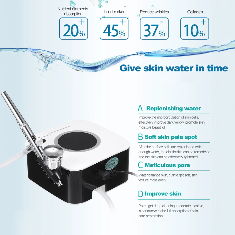 Oxygen Water Skin Injection Sprayer Facial Wrinkle Remove Rejuvenation Machine for Skin Cleaning Cold Moisturizing Sprayer 
Oxygen Water Skin Injection Sprayer Facial Wrinkle Remove Rejuvenation Machine for Skin Cleaning Cold Moisturizing Sprayer