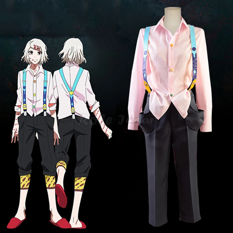 Аниме Tokyo Ghoul Косплей Juzo Suzuya Rei костюм полный комплект для мужчин и женщин мужчин Хэллоуин Вечерние Розовые рубашки брюки наряды ролевые игры...
Аниме Tokyo Ghoul Косплей Juzo Suzuya Rei костюм полный комплект для мужчин и женщин мужчин Хэллоуин Вечерние Розовые рубашки брюки наряды ролевые игры...