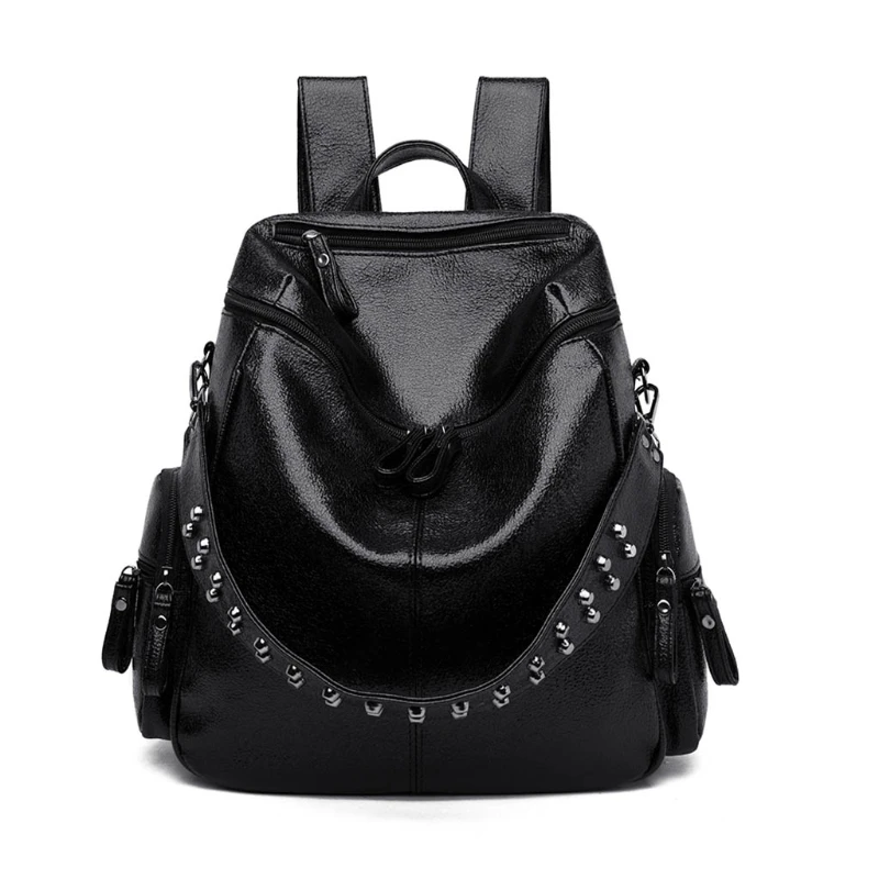 Women Anti-theft Backpack PU Leather Large Capacity Rucksack Travel Shoulder Bag 63HC
Women Anti-theft Backpack PU Leather Large Capacity Rucksack Travel Shoulder Bag 63HC