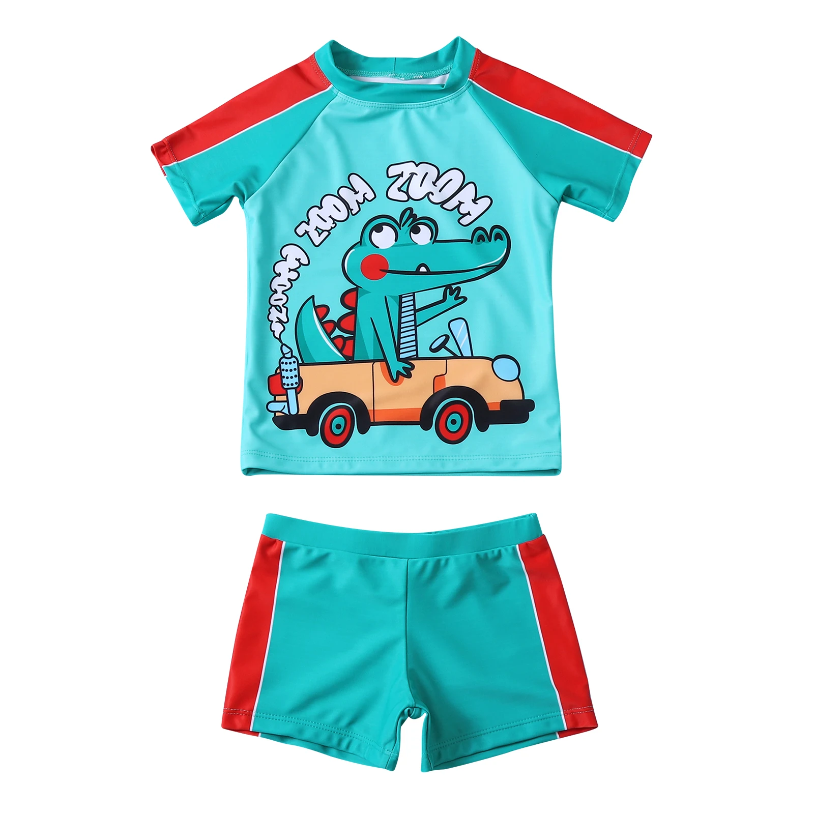 Cartoon Kids Boys Fashion 2PC Swimming Suit Short Sleeve Print Tops+Bottoms Shorts Set 2-8T
Cartoon Kids Boys Fashion 2PC Swimming Suit Short Sleeve Print Tops+Bottoms Shorts Set 2-8T