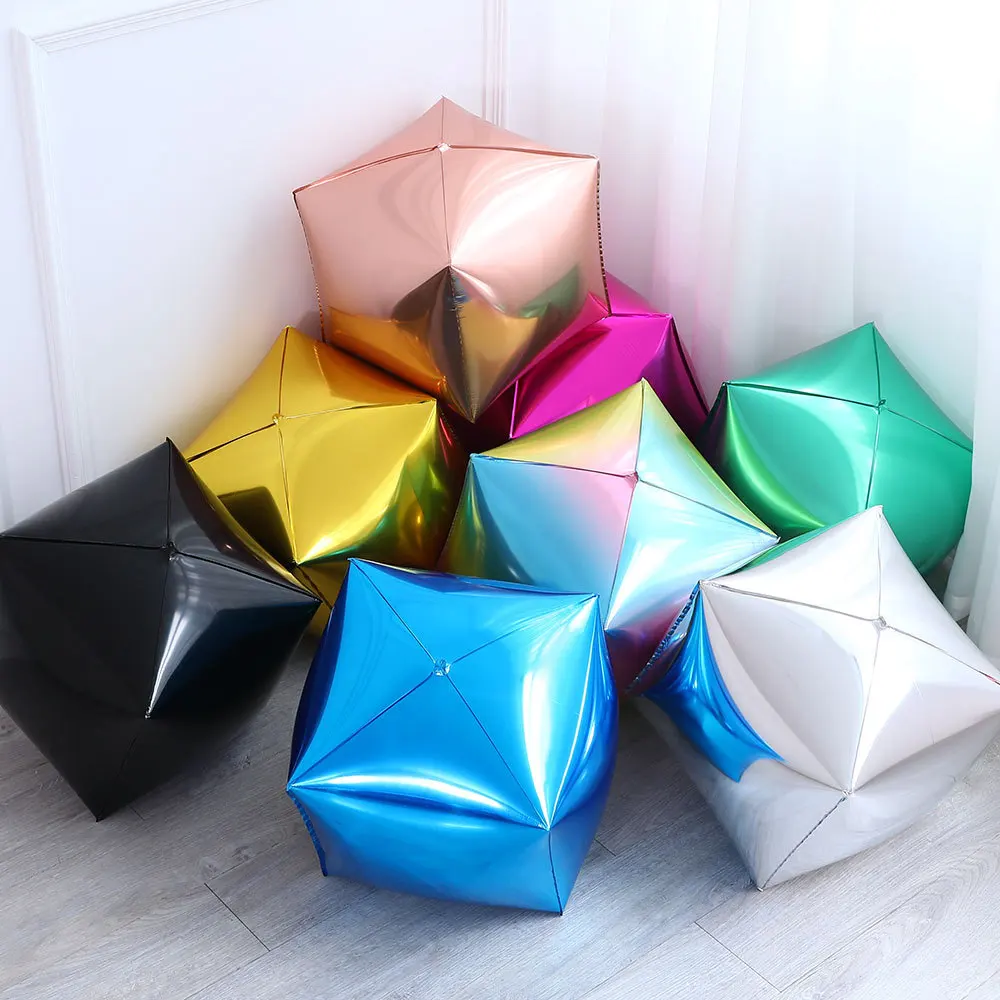 3pcs 24 inch 4D Cube Diamond Ball Balloons Rose Gold Gold Silver Balloons Birthday Party Wedding Children Decoration Baby Shower
3pcs 24 inch 4D Cube Diamond Ball Balloons Rose Gold Gold Silver Balloons Birthday Party Wedding Children Decoration Baby Shower
