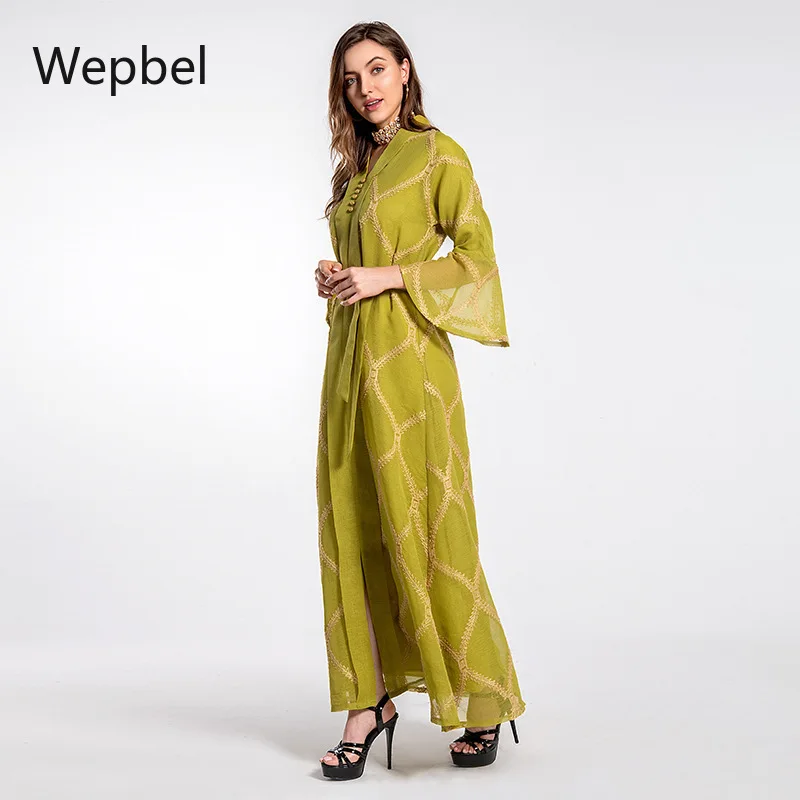 Wepbel Djellaba, женская одежда, Средний Восток, мусульманское платье Рамадан, Вышитый Кафтан, свободное платье, мусульманская одежда
Wepbel Djellaba, женская одежда, Средний Восток, мусульманское платье Рамадан, Вышитый Кафтан, свободное платье, мусульманская одежда