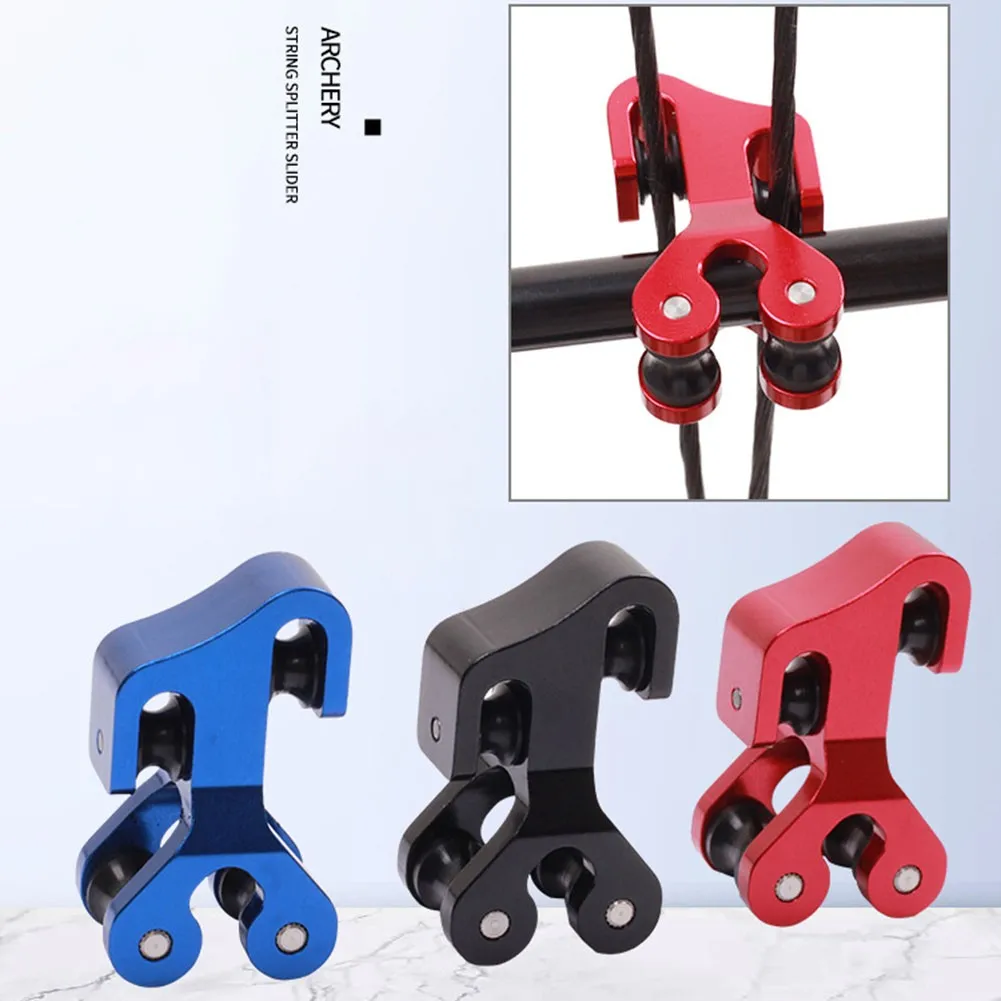 Archery Bow String Separator Splitter Slider Compound Bow Hunting Cable Slide Aluminum Red/Blue/Black Wear-resistant Tools
Archery Bow String Separator Splitter Slider Compound Bow Hunting Cable Slide Aluminum Red/Blue/Black Wear-resistant Tools