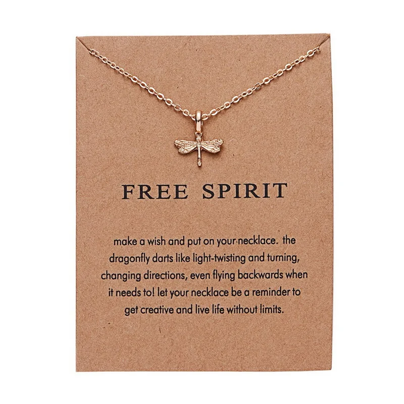 YUNAO Jewelry Necklace Female Card Paper Dragonfly Alloy Necklace Simple Jewelry High Quality Necklace Jewelry Hot Sale
YUNAO Jewelry Necklace Female Card Paper Dragonfly Alloy Necklace Simple Jewelry High Quality Necklace Jewelry Hot Sale