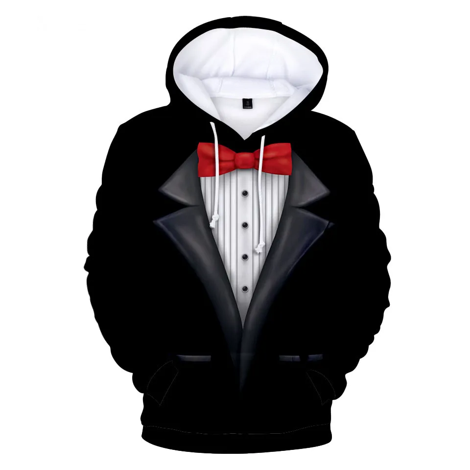 Hot Sale Fake Suit Tie Hoodie Men/women 3D Print Harajuku High Quality Fashion Design Fake Suit Tie Men's Hoodies Sweatshirts
Hot Sale Fake Suit Tie Hoodie Men/women 3D Print Harajuku High Quality Fashion Design Fake Suit Tie Men's Hoodies Sweatshirts