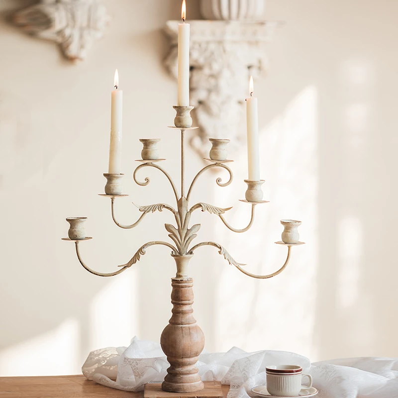 Retro Candlestick decoration Nordic romantic light luxury candle home iron house decoration candlelight dinner
Retro Candlestick decoration Nordic romantic light luxury candle home iron house decoration candlelight dinner
