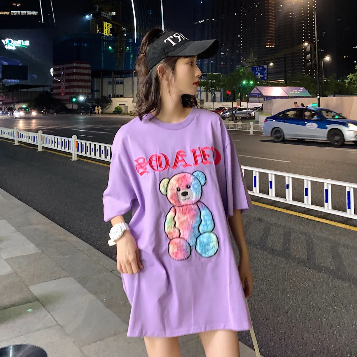 three-dimensional embroidery plush bear short-sleeved T-shirt net celebrity student tide brand half-sleeved fema
three-dimensional embroidery plush bear short-sleeved T-shirt net celebrity student tide brand half-sleeved fema