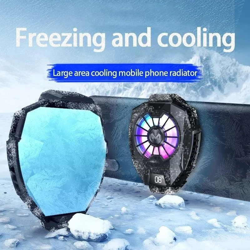 Mobile Phone Radiator Game Cooler System Semiconductor Cooling Fan Fast Cooling for iPhone Huawei Xiaomi Smartphone
Mobile Phone Radiator Game Cooler System Semiconductor Cooling Fan Fast Cooling for iPhone Huawei Xiaomi Smartphone
