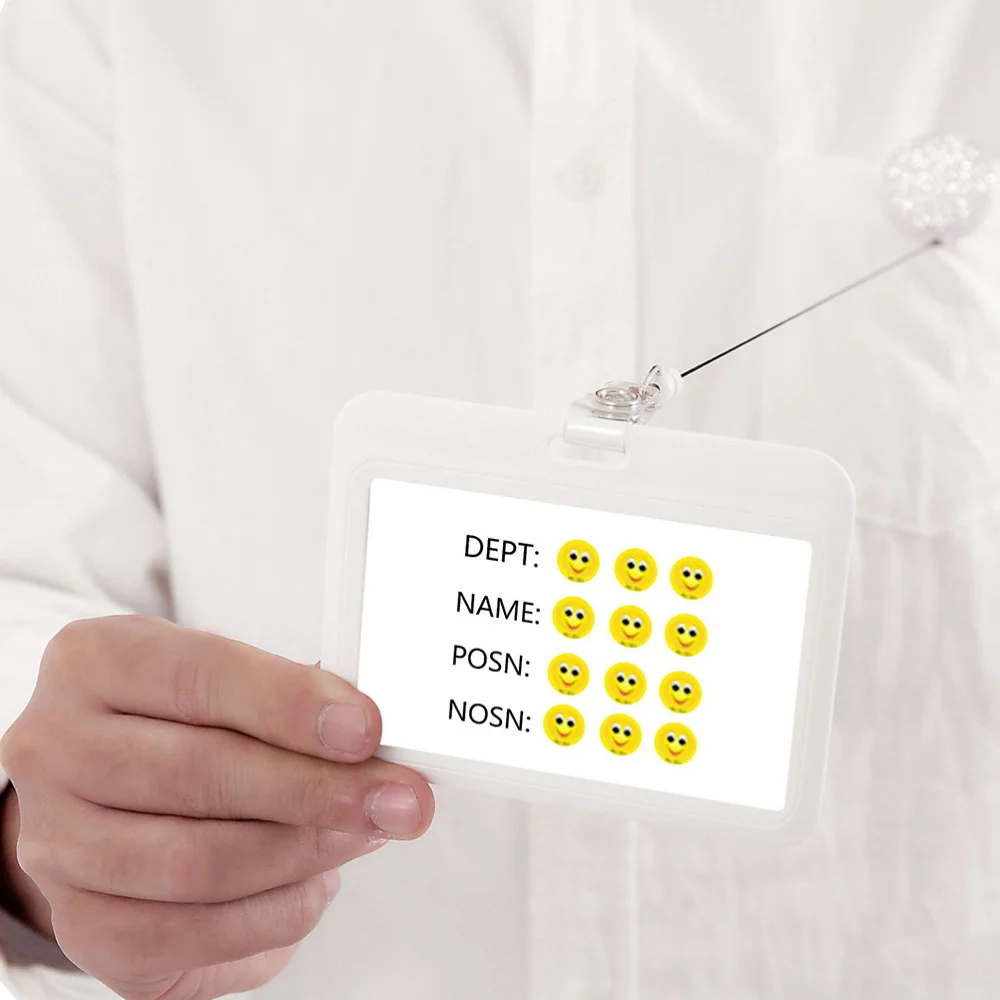 2Pcs Retractable Round Badge Clips Rhinestone ABS Straps ID Cards Badge Holders Name Tags Work Badges Accessories (White)
2Pcs Retractable Round Badge Clips Rhinestone ABS Straps ID Cards Badge Holders Name Tags Work Badges Accessories (White)