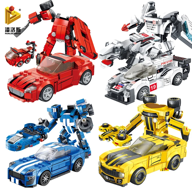 PANLOS 232pcs Super Racing Champion Speed Racing Robot Model Sports DIY Building Blocks Children's Toy Sticker Gift Small Bricks
PANLOS 232pcs Super Racing Champion Speed Racing Robot Model Sports DIY Building Blocks Children's Toy Sticker Gift Small Bricks