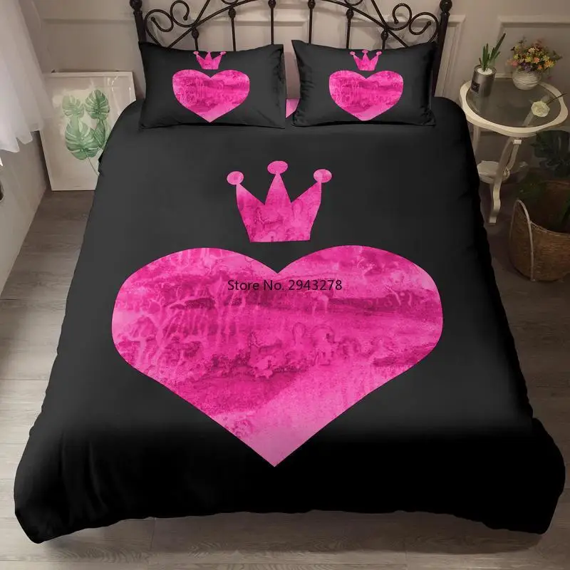 Nordic Purple Heart Diamond Stone Bedding Set Printed Comforter Duvet Cover Queen Quilt Sheet Women Home Decor Bed Lines Luxury
Nordic Purple Heart Diamond Stone Bedding Set Printed Comforter Duvet Cover Queen Quilt Sheet Women Home Decor Bed Lines Luxury