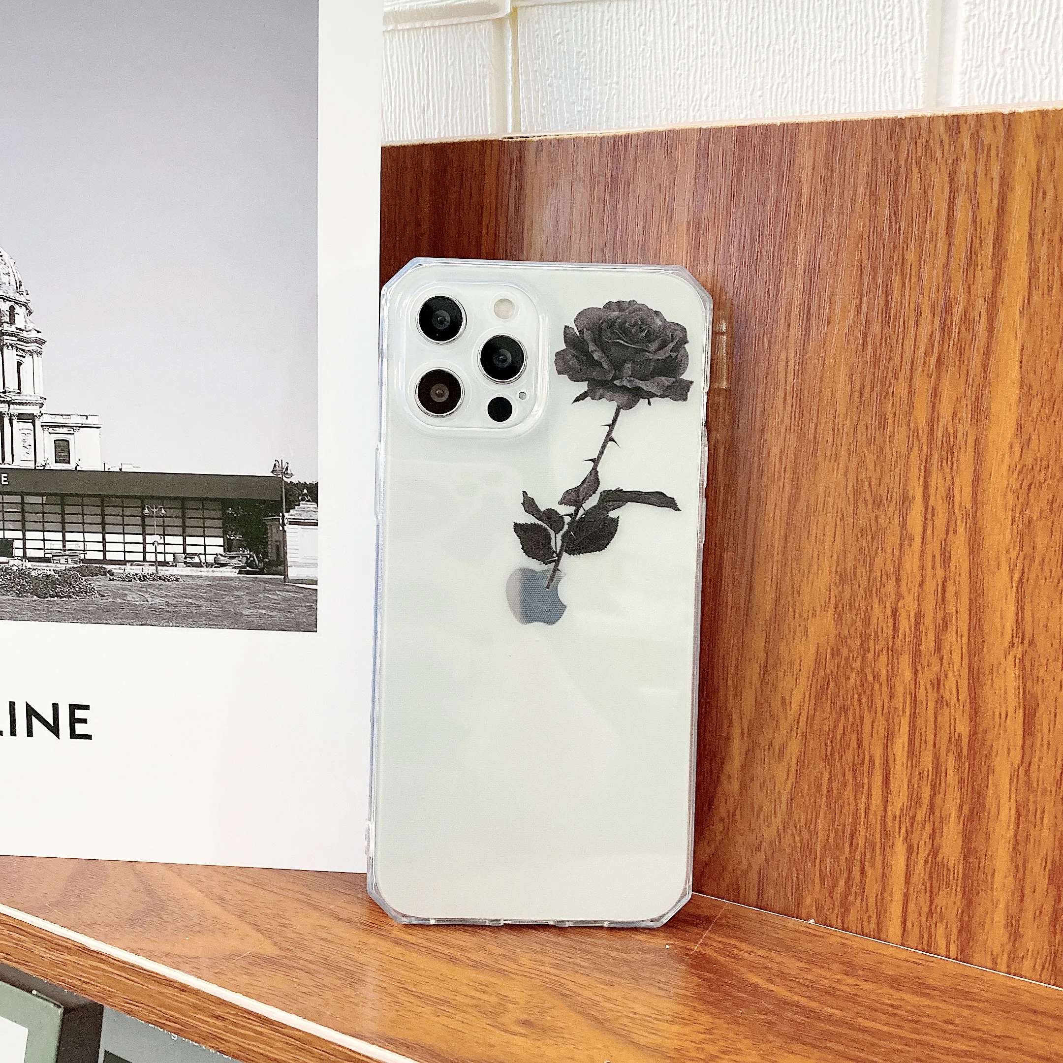 Black Rose Clear Case for iPhone 12 Pro Max XR 7 8 Plus Silicone Shockproof Floral Phone Cover for iPhone 11 XS X SE 2020 Cases
Black Rose Clear Case for iPhone 12 Pro Max XR 7 8 Plus Silicone Shockproof Floral Phone Cover for iPhone 11 XS X SE 2020 Cases