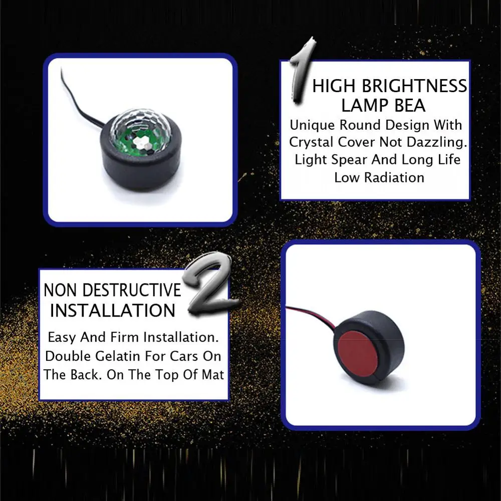 2021 NEW USB Car LED Atmosphere Lamp Sound Control Interior Ambient Star Light Decoration RGB Colorful Lamps Car Accessories
2021 NEW USB Car LED Atmosphere Lamp Sound Control Interior Ambient Star Light Decoration RGB Colorful Lamps Car Accessories