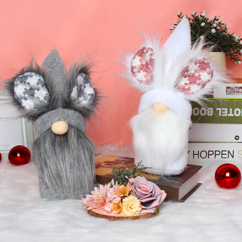30cm Easter Faceless Dwarf Doll Decoration Creative Desktop Cute Bunny Elf Ornament Wholesale
30cm Easter Faceless Dwarf Doll Decoration Creative Desktop Cute Bunny Elf Ornament Wholesale