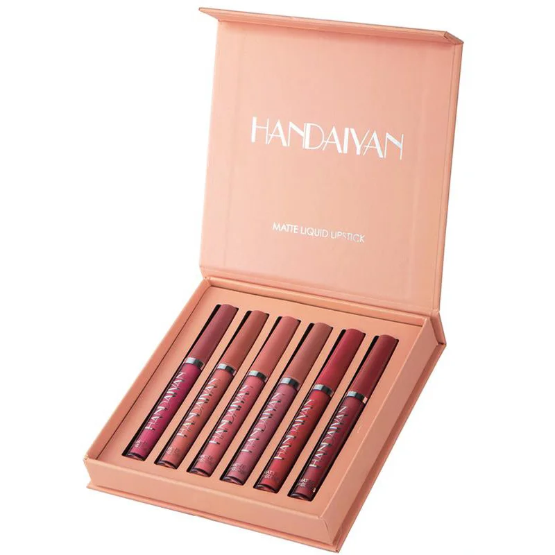 6 Pcs/Set Foggy Matte Velvet Lip Glaze Long Lasting Easy To Wear Lip Gloss Nonstick Cup Sexy Lipstick Ladies Cosmetics 
6 Pcs/Set Foggy Matte Velvet Lip Glaze Long Lasting Easy To Wear Lip Gloss Nonstick Cup Sexy Lipstick Ladies Cosmetics