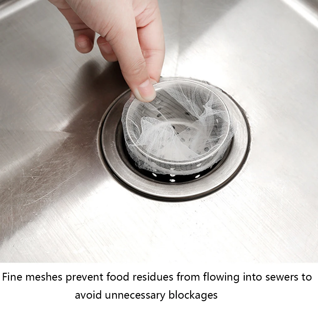 30pcs/100pcs Filter Bag Sink Strainer Garbage Pouch Net Mesh Kitchen Anti Clogging Supplies
30pcs/100pcs Filter Bag Sink Strainer Garbage Pouch Net Mesh Kitchen Anti Clogging Supplies