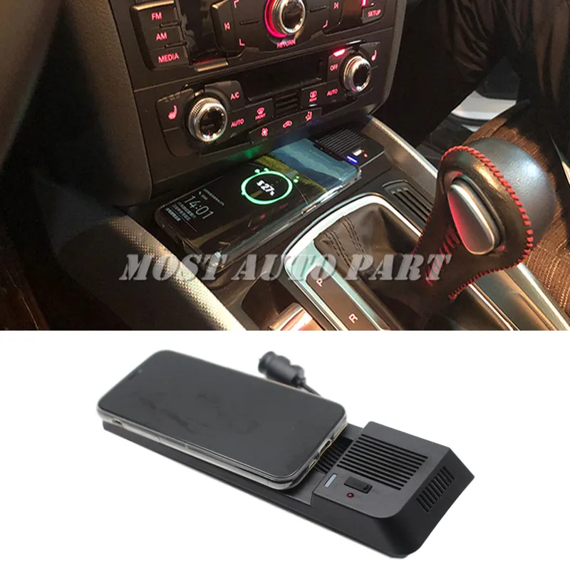 Interior Car Wireless Charger Phone Charger Center Console For Audi A4 A5 S4 S5 2008-2015 The Phone With QI Wireless Charging
Interior Car Wireless Charger Phone Charger Center Console For Audi A4 A5 S4 S5 2008-2015 The Phone With QI Wireless Charging