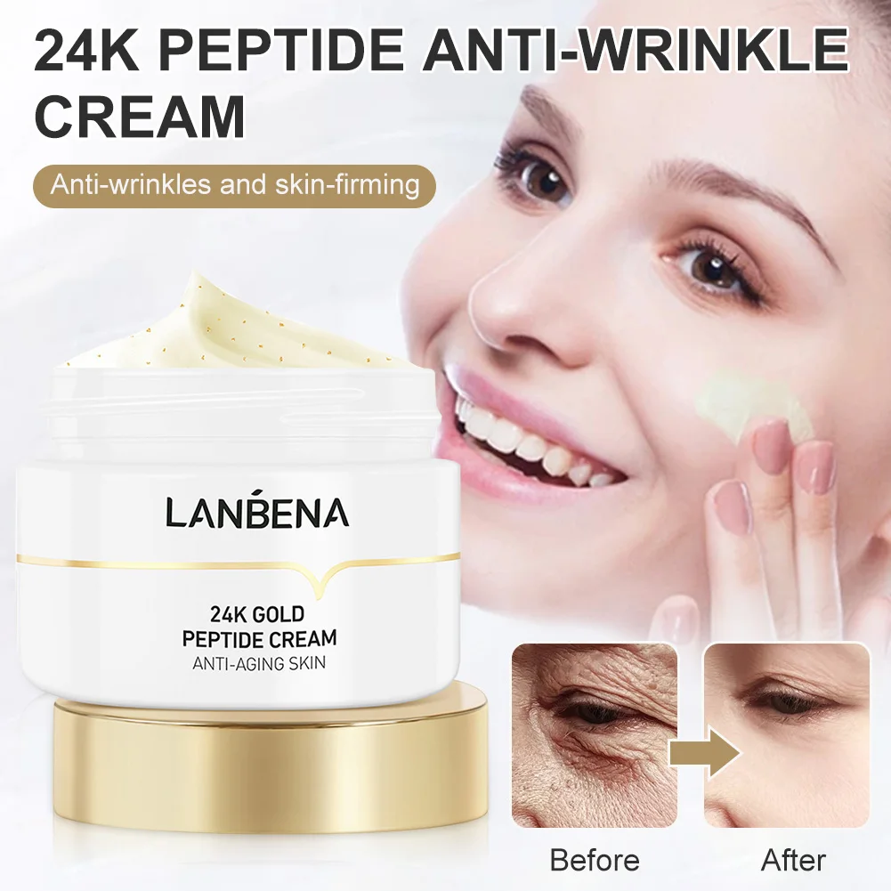 24k Gold Peptide Face Cream Fade Fine Lines Shrink Pores Anti-Aging Moisturizing Cream Skin Care Lifting Firming Skin
24k Gold Peptide Face Cream Fade Fine Lines Shrink Pores Anti-Aging Moisturizing Cream Skin Care Lifting Firming Skin