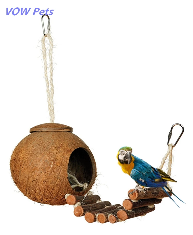VOW Pets Parrot Coir Skunk Breeding Nest Bird's Nest Bird's Nest Hamster Honey With Climbing The Ladder Popular 2021
VOW Pets Parrot Coir Skunk Breeding Nest Bird's Nest Bird's Nest Hamster Honey With Climbing The Ladder Popular 2021