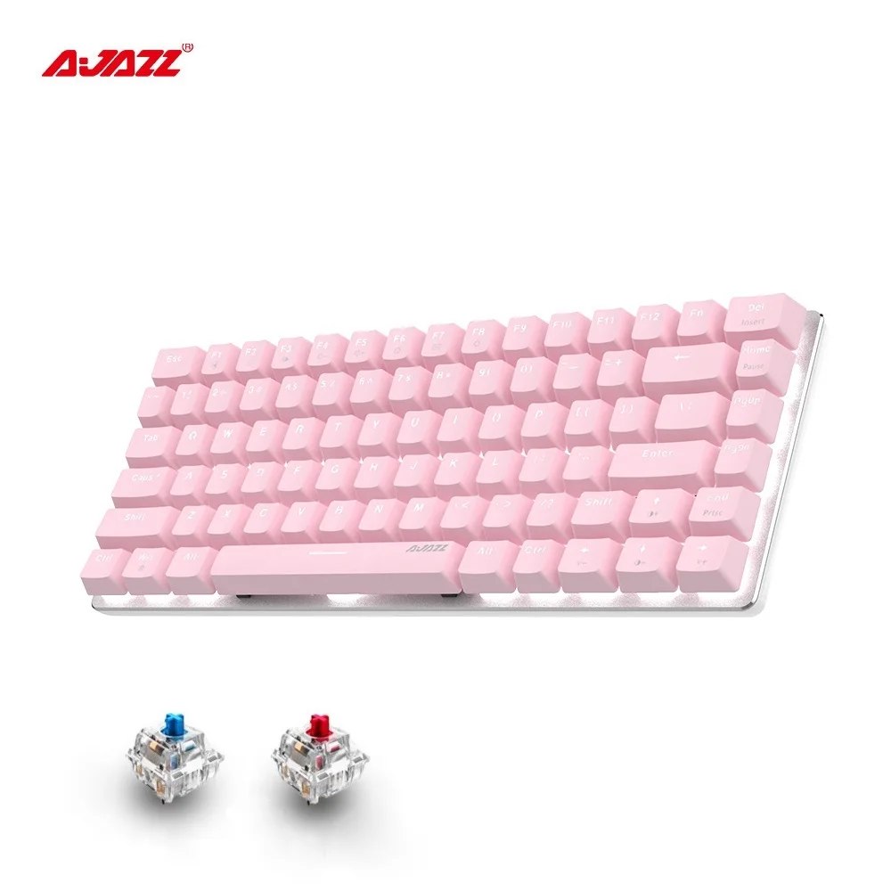 AK33 compact 82-key aluminum alloy portable computer mechanical keyboard cute powder suitable for Win PC Cute GirlsGamer
AK33 compact 82-key aluminum alloy portable computer mechanical keyboard cute powder suitable for Win PC Cute GirlsGamer