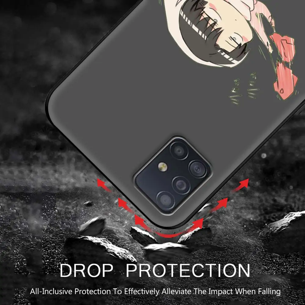 Phone Case for Samsung Galaxy A51 A71 A70 A50 A40 A20s A30 A10s A20e A10 A02s A01 Silicon Back Cover Cute Anime attack on Titan
Phone Case for Samsung Galaxy A51 A71 A70 A50 A40 A20s A30 A10s A20e A10 A02s A01 Silicon Back Cover Cute Anime attack on Titan
