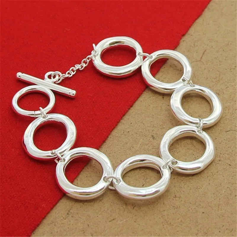 925 Sterling Silver Bracelet All O Fashion Woman Jewelry Bracelet Party Engagement Wedding Gift Wholesale
925 Sterling Silver Bracelet All O Fashion Woman Jewelry Bracelet Party Engagement Wedding Gift Wholesale