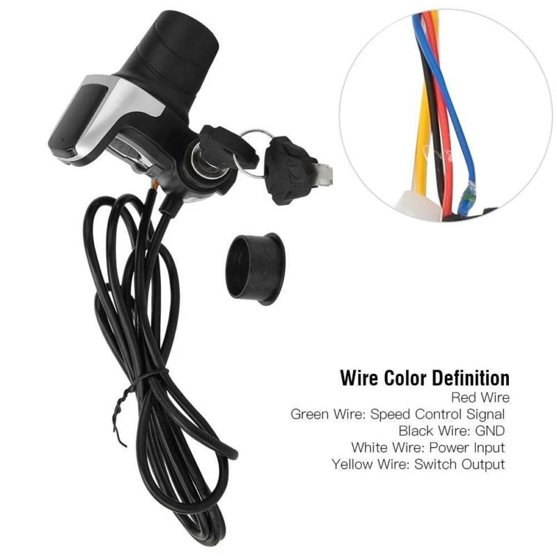 36V/48V Black Twisting Throttle Handlebar Grip Set With LCD Display E-bike Tools
36V/48V Black Twisting Throttle Handlebar Grip Set With LCD Display E-bike Tools