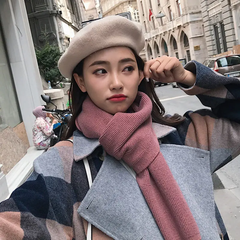 Winter Warm Women Solid Color Cashmere Scarves Lady Thicken Soft Shawls Wraps Knitted Wool Pure Color Long Scarf Accessories
Winter Warm Women Solid Color Cashmere Scarves Lady Thicken Soft Shawls Wraps Knitted Wool Pure Color Long Scarf Accessories