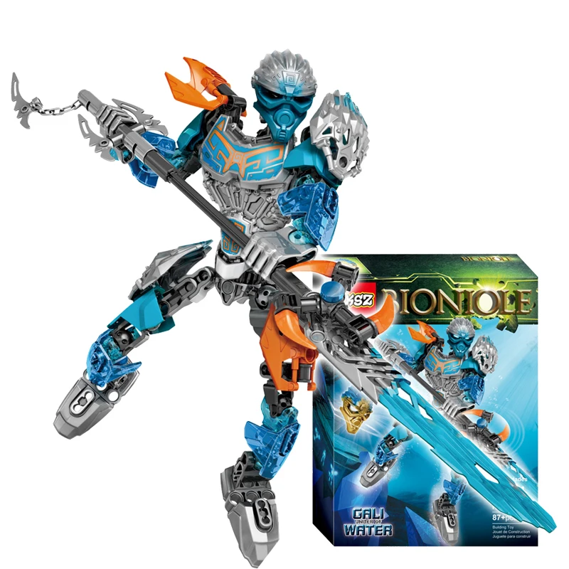 BIONICLE Gali Water Sea Shepherd Action Figures Building Block Robot Toys For Kids Gift Compatible Major Brand 71307 87pcs/Set
BIONICLE Gali Water Sea Shepherd Action Figures Building Block Robot Toys For Kids Gift Compatible Major Brand 71307 87pcs/Set