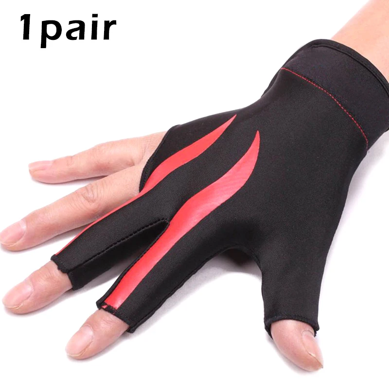 1pair Billiards Cue Gloves Open 3 Finger Anti-slip Sweat-absorbant Gloves QW
1pair Billiards Cue Gloves Open 3 Finger Anti-slip Sweat-absorbant Gloves QW
