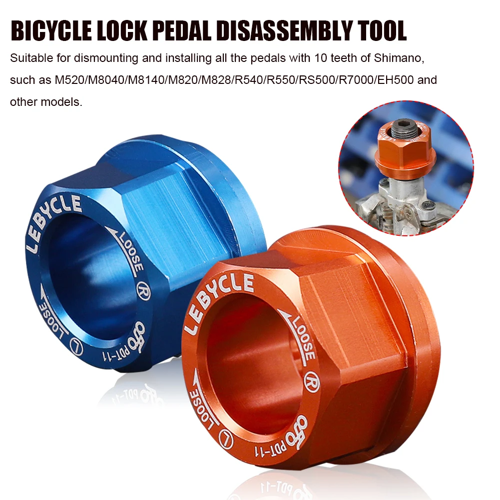 10T Bicycle Pedal Axle Tool Pedal Spindle Removal Loosing Tool Lock Bolt for Shimano M520/M8040/M8140/M820/M828 Bike Accessories
10T Bicycle Pedal Axle Tool Pedal Spindle Removal Loosing Tool Lock Bolt for Shimano M520/M8040/M8140/M820/M828 Bike Accessories