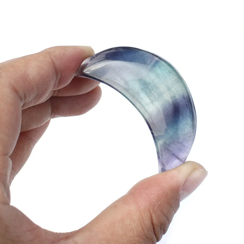 1 Pcs natural rainbow fluorite crystal moon craft ornament
1 Pcs natural rainbow fluorite crystal moon craft ornament