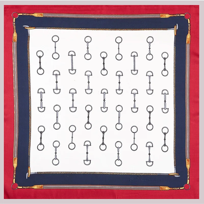 Luxury Brand Scarves 60cm Metal Buckle Red Green Light Pink Gray Blue Print Silk Scarf Women Shawl Square Scarves Kerchief
Luxury Brand Scarves 60cm Metal Buckle Red Green Light Pink Gray Blue Print Silk Scarf Women Shawl Square Scarves Kerchief