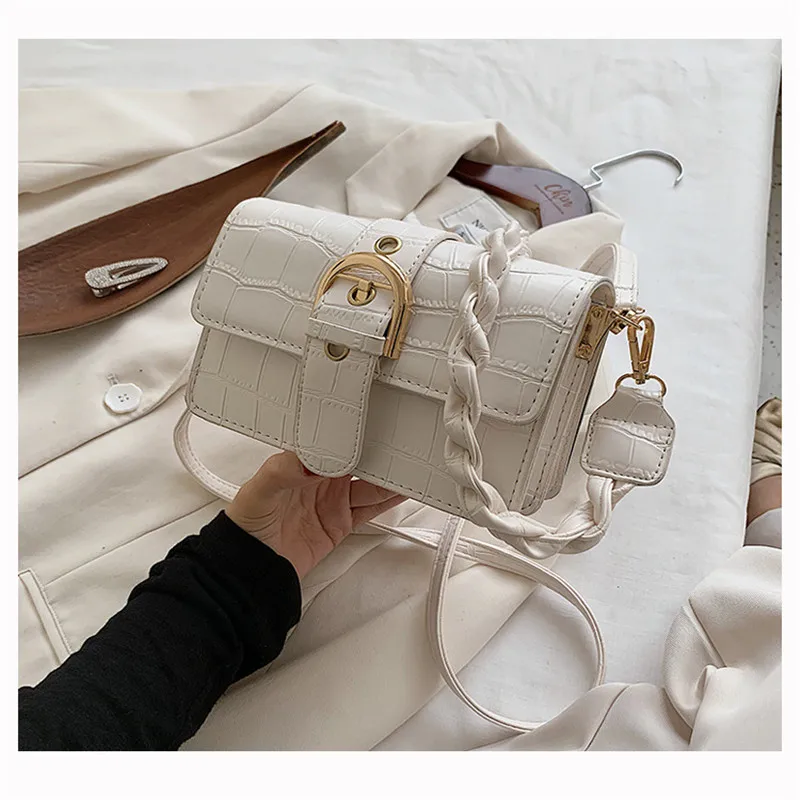 High Quality Alligator Pattern Flap Shoulder Bags For Women 2020 PU Leather Designer Bag Ladies Handbags And Purses Sac Femme
High Quality Alligator Pattern Flap Shoulder Bags For Women 2020 PU Leather Designer Bag Ladies Handbags And Purses Sac Femme