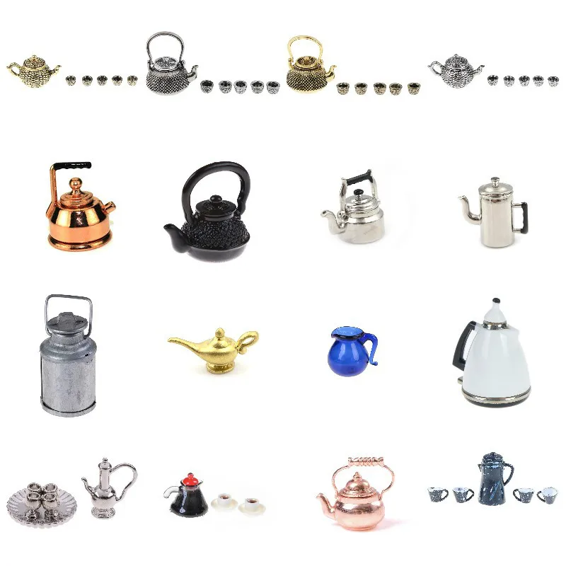 Doll House Miniature Metal Ceramic Tea Doll House Furniture Miniature Dining Ware Toy Teapot Cup Plate
Doll House Miniature Metal Ceramic Tea Doll House Furniture Miniature Dining Ware Toy Teapot Cup Plate