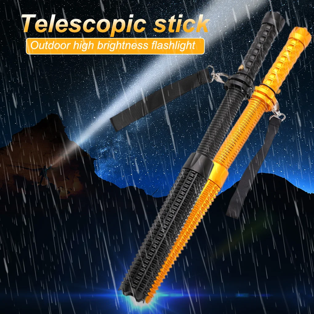 LED High Brightness Flashlight Walking Fishing Spotlight Portable Battery Powered Torch Working Light Equipment Black 
LED High Brightness Flashlight Walking Fishing Spotlight Portable Battery Powered Torch Working Light Equipment Black